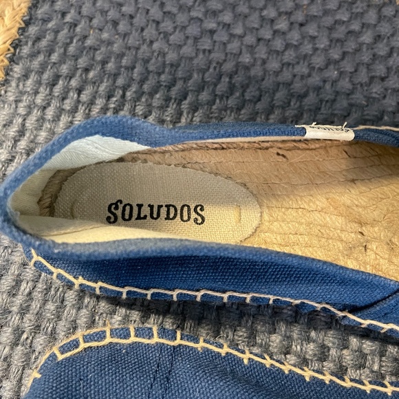 Soludos blue slip on espadrilles size 9 - Picture 6 of 7